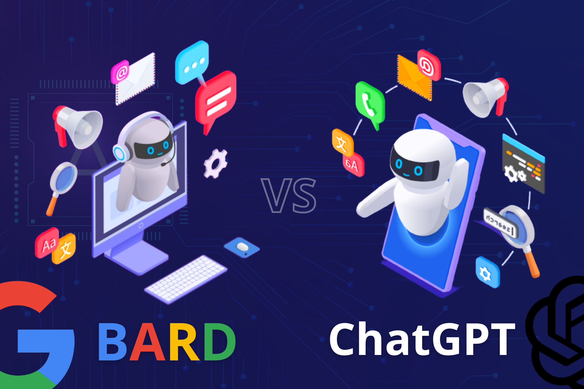 Bard和ChatGPT的各自優(yōu)勢