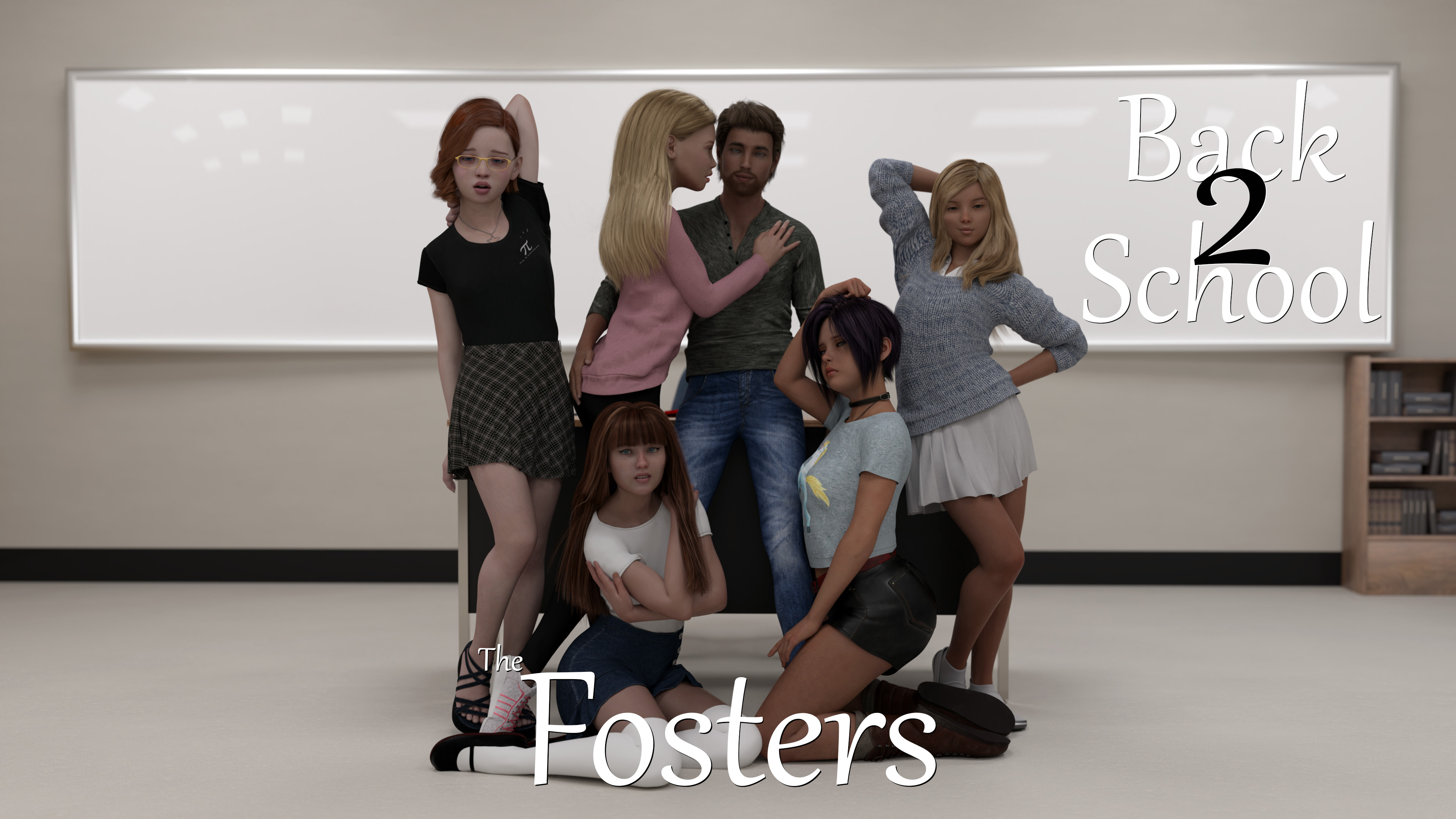 [歐美SLG動(dòng)態(tài)3C]  福斯特夫婦：回到學(xué)校2（The Fosters Back 2 School）v0.5 PC+安卓 漢化中文
